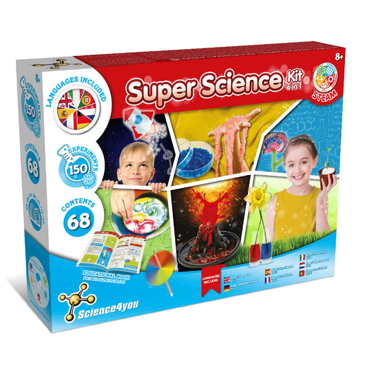 Super Science Kit For Kids 150 Experiments