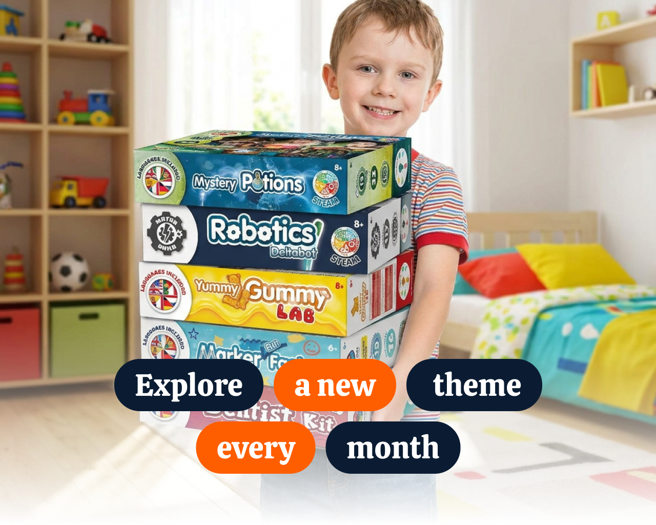 Science Kit Subscription for Kids Aged 4-to-8