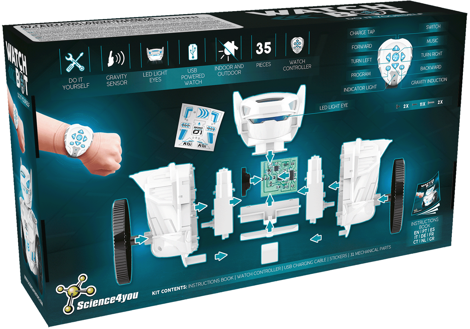 WatchBOT Intelligent Remote-Controlled Robot for Kids Ages 8+
