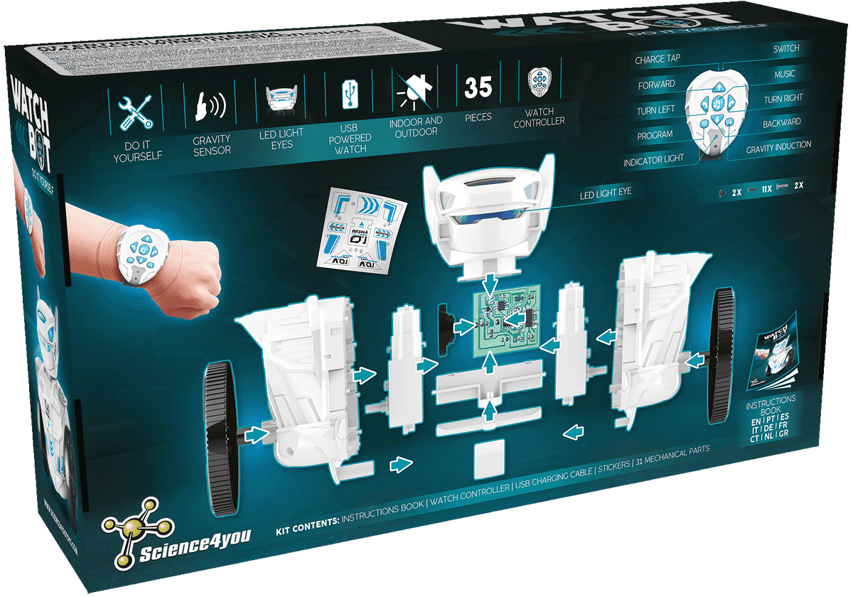 WatchBOT Intelligent Remote-Controlled Robot for Kids Ages 8+