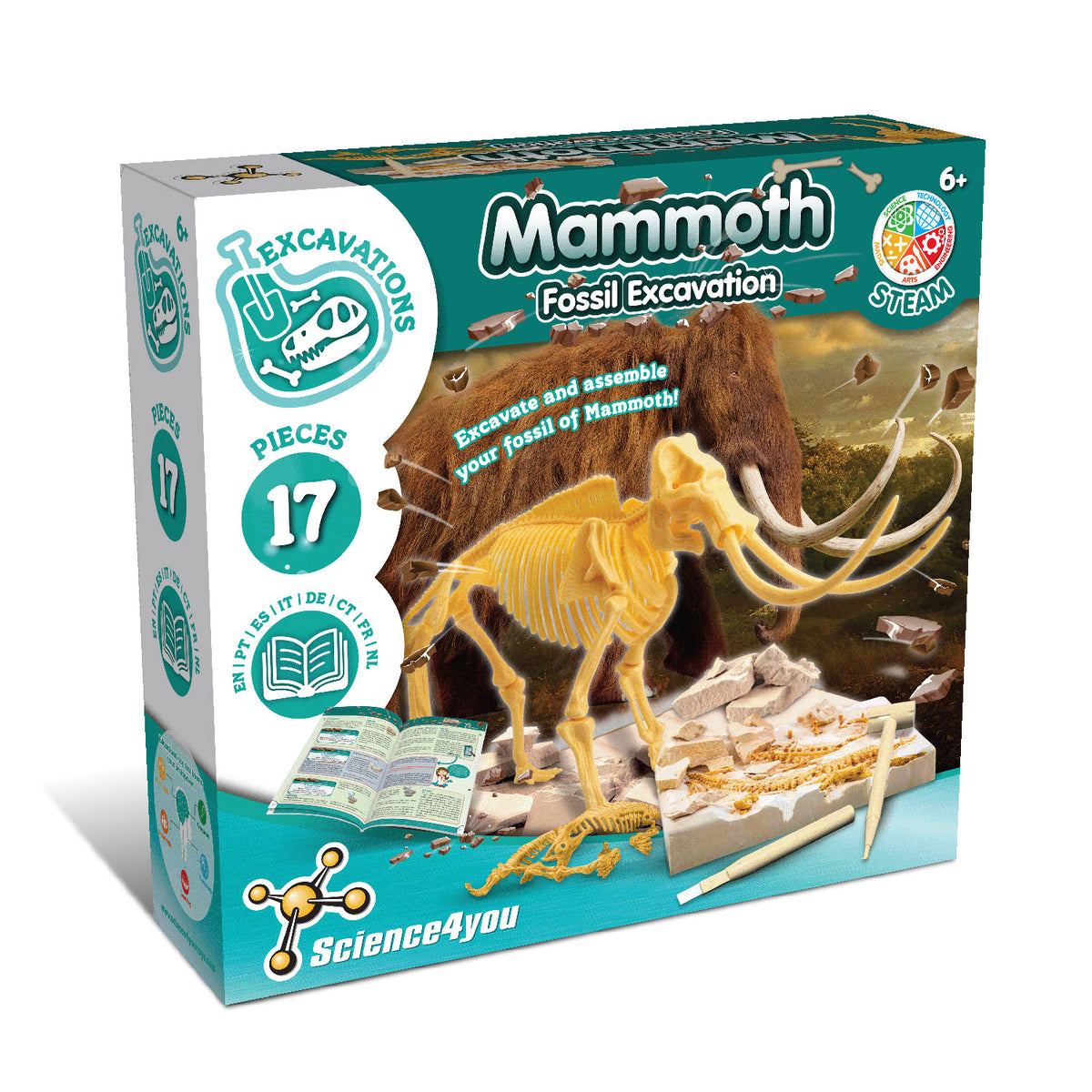 Mammoth Fossil Hunting Kit for Kids