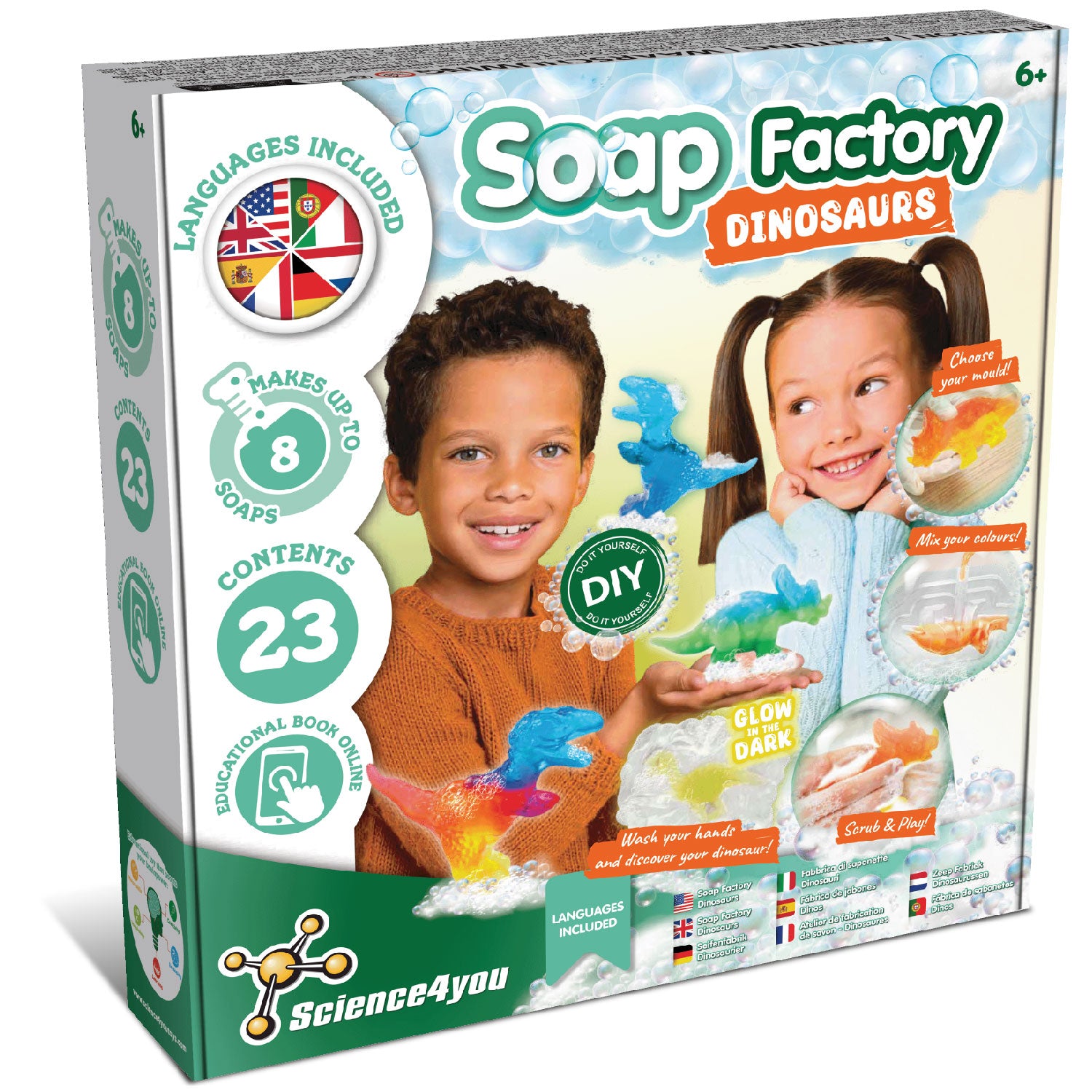 Dinosaur Soap Making Kit for Kids 8 9 10+