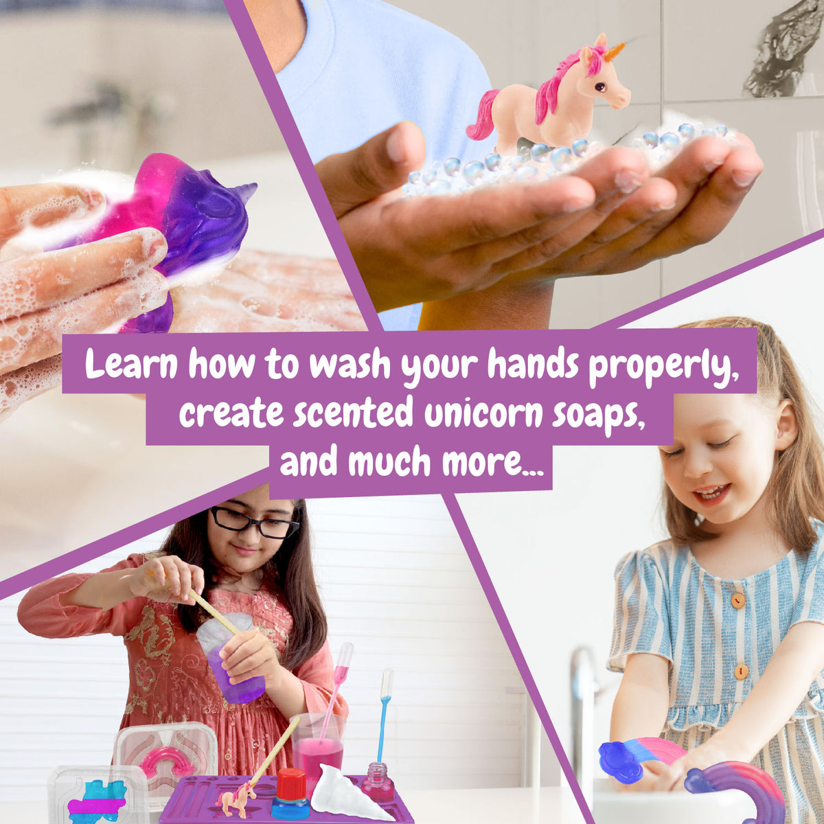 Unicorn Soap Making Kit for Kids 8 9 10+