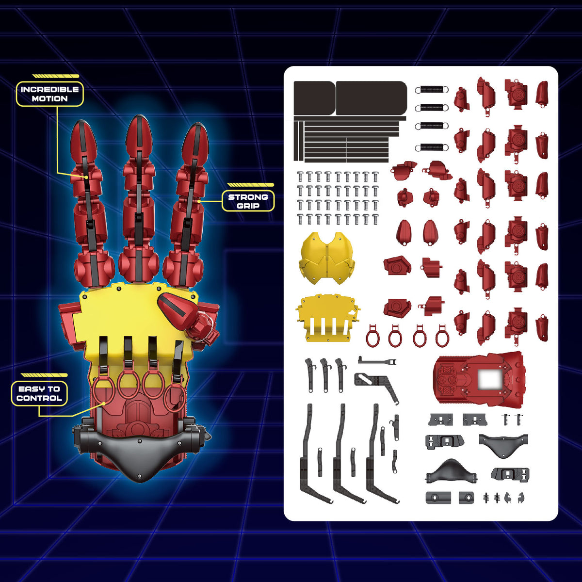 Cyborg Robot Hand STEM Building Kit for Kids Ages 8+