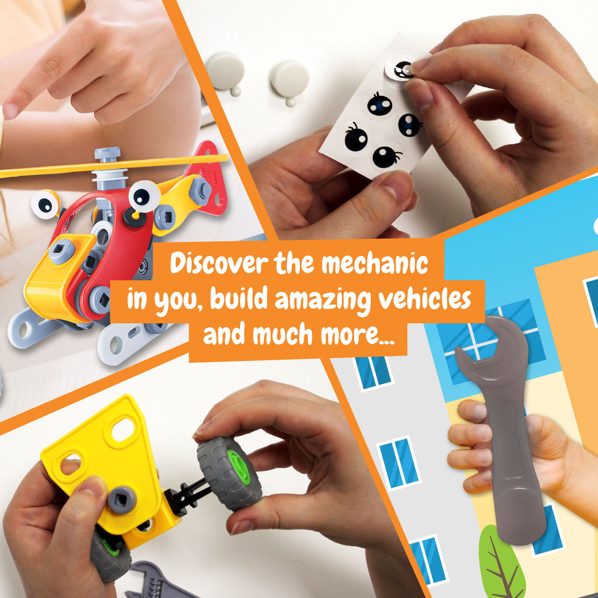 First Mechanics Kit for Kids Age 4 5 6