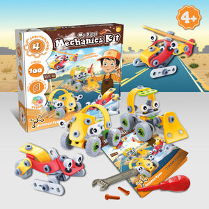 First Mechanics Kit for Kids Age 4 5 6