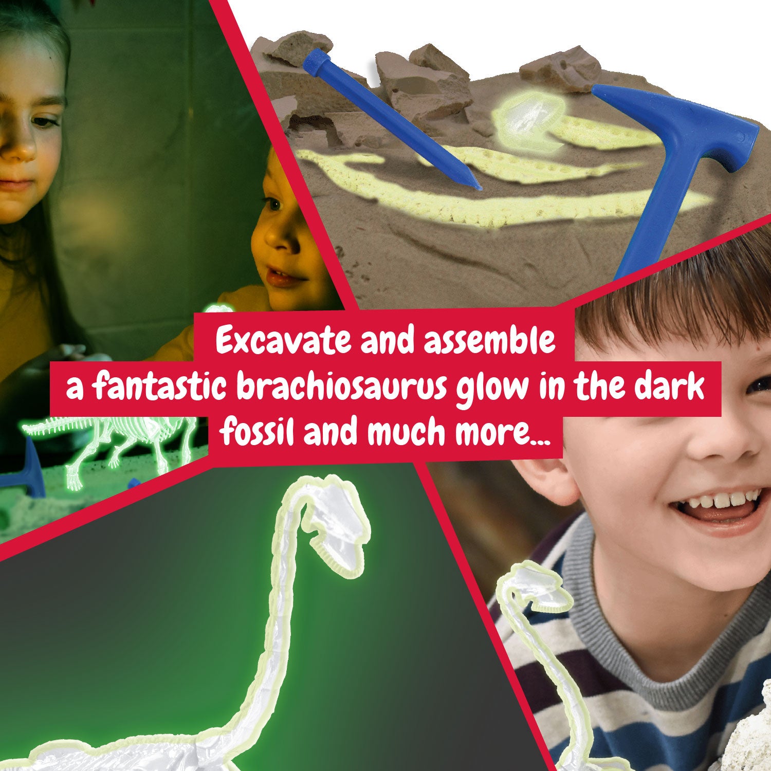 Science4you Brachiosaurus Fossil Digging Kit for Kids Ages 6 7 8+
