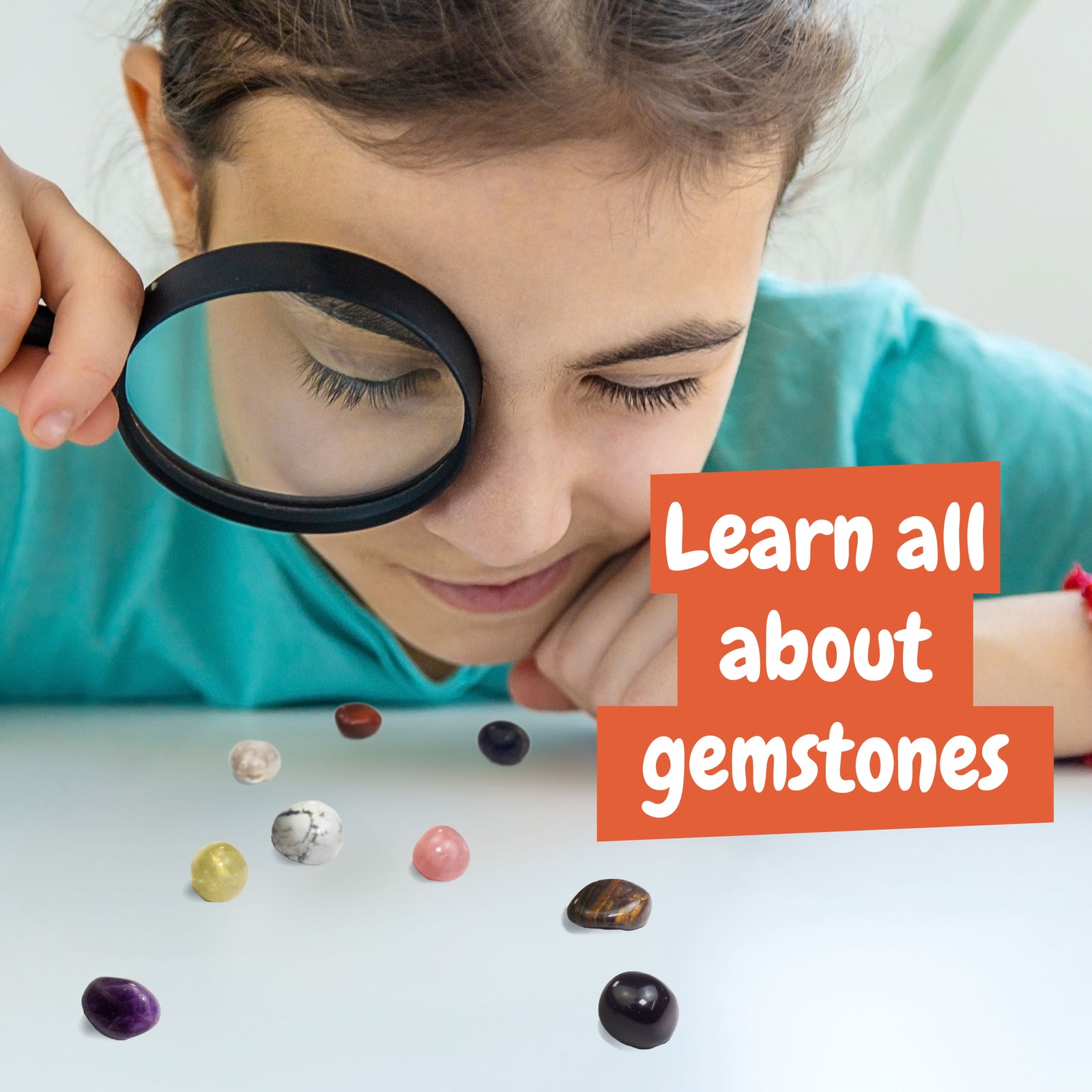 Gemstone Dig Kit for Kids Ages 6 7 8 9+