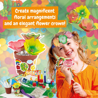 Paper Flower Making Kit for Kids Ages 6 7 8 9+