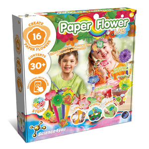 Paper Flower Making Kit for Kids Ages 6 7 8 9+