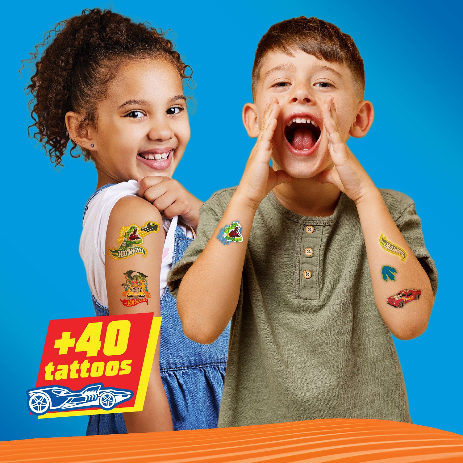 Hot Wheels Temporary Tattoos for Kids Ages 5 6 7 8 9