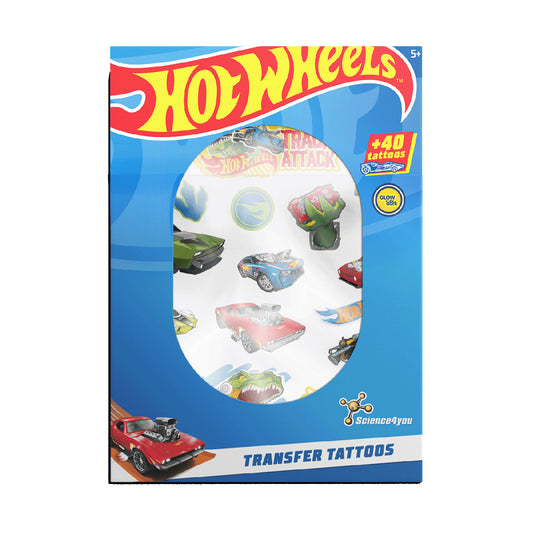 Hot Wheels Temporary Tattoos for Kids Ages 5 6 7 8 9