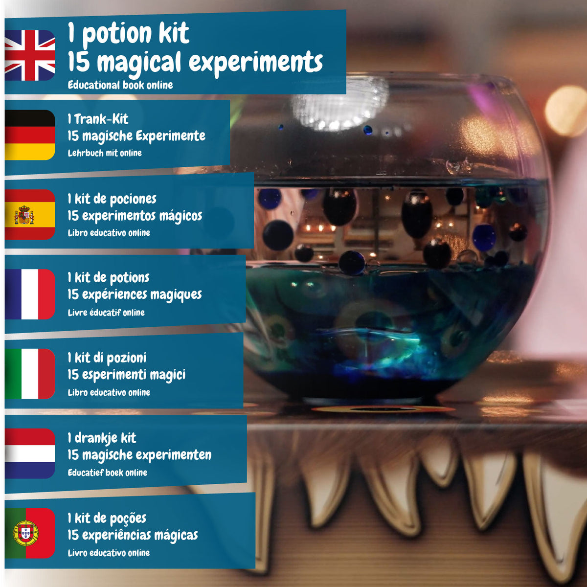 Mistery Potions Kit for Kids Ages 7 8 9+