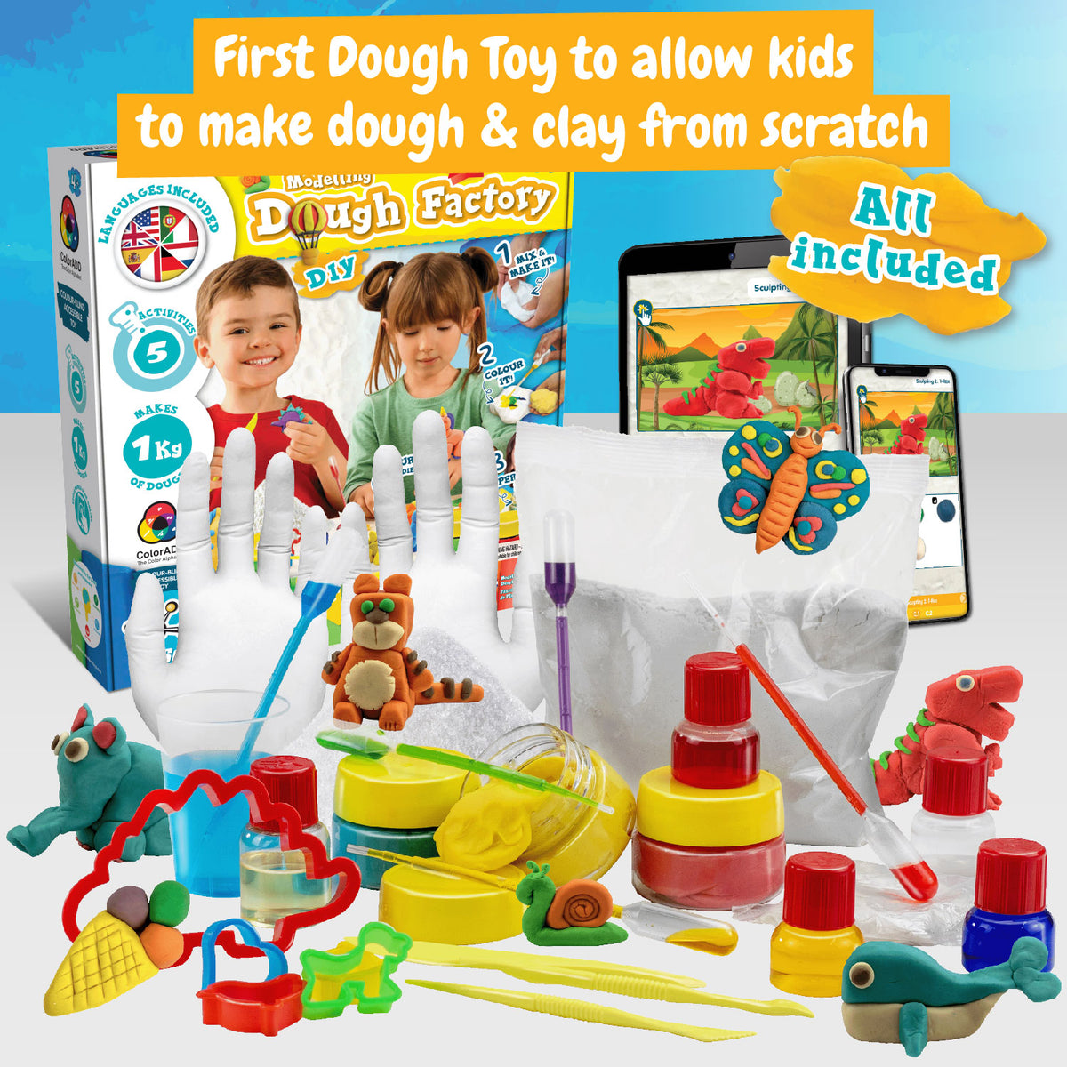 Scented Play Dough Kit for Kids DIY 6+