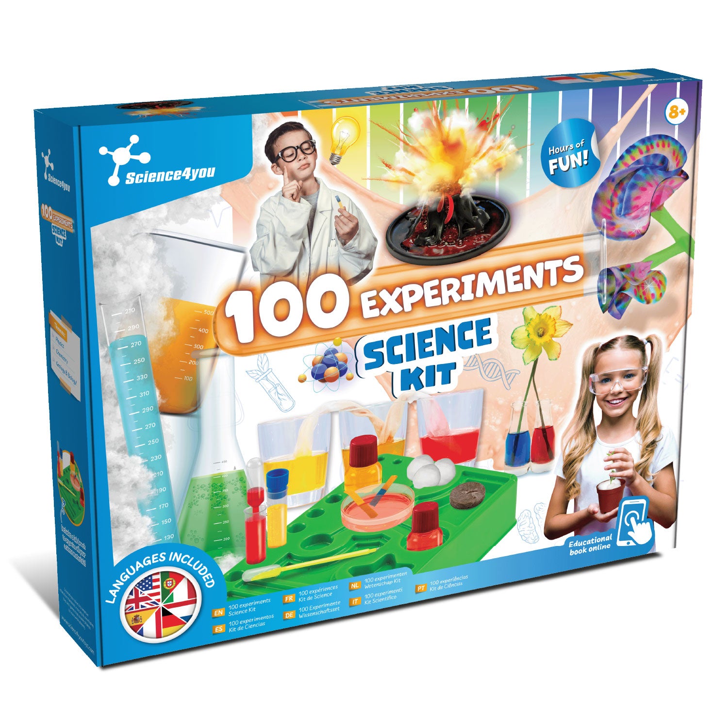 Science Kit 100 Experiments Ages 8-12