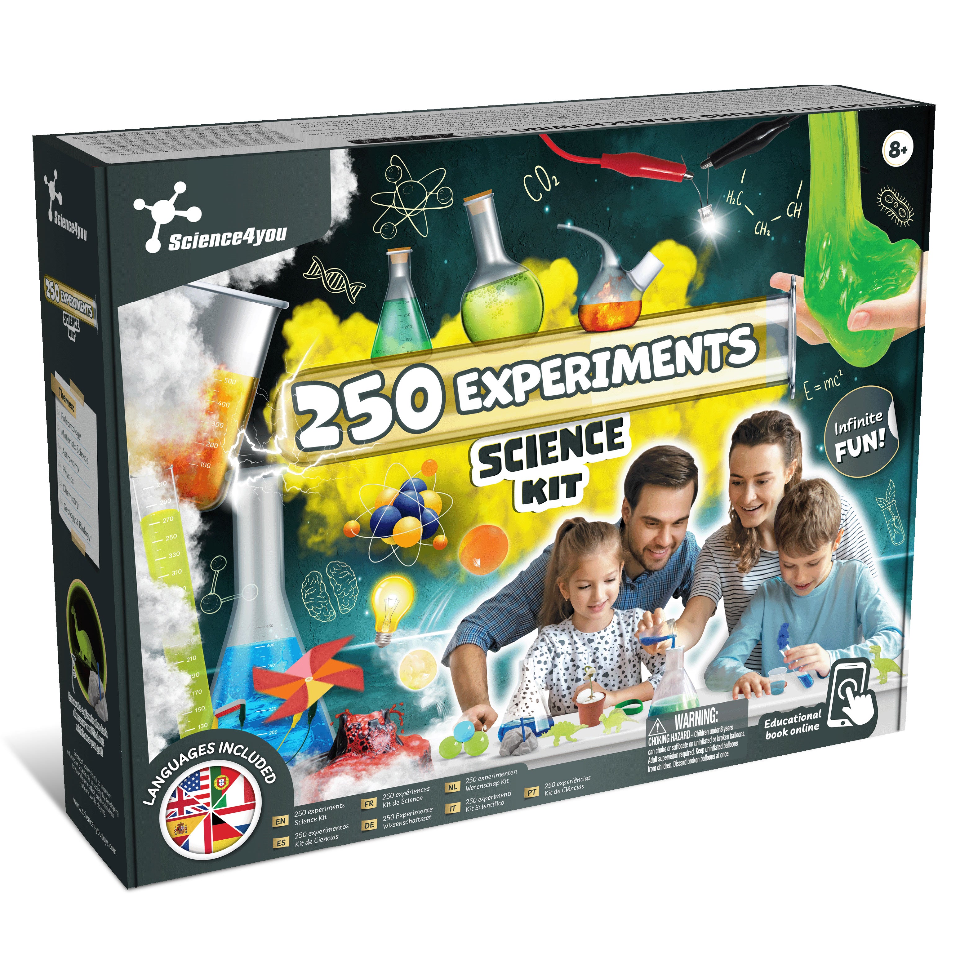 Super Mega Science Kit 250 Experiments – Science4you, LTD