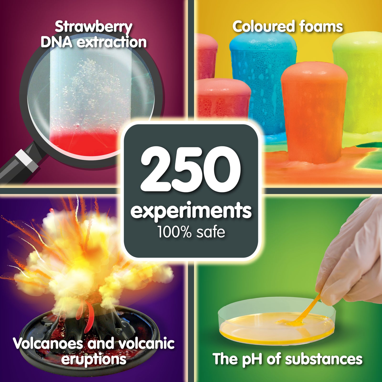 Science Kit 250 Experiments Ages 8-12