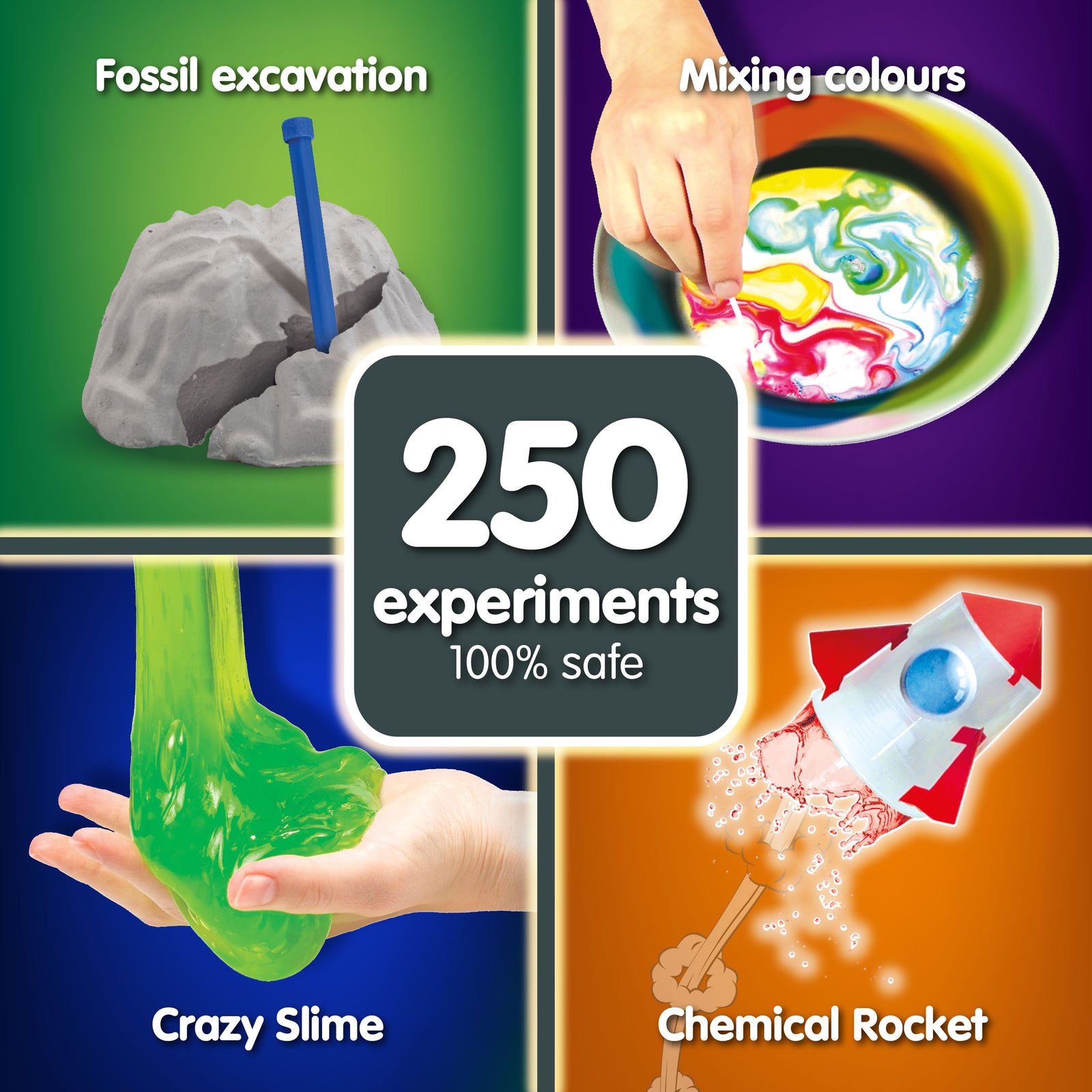Science Kit 250 Experiments Ages 8-12