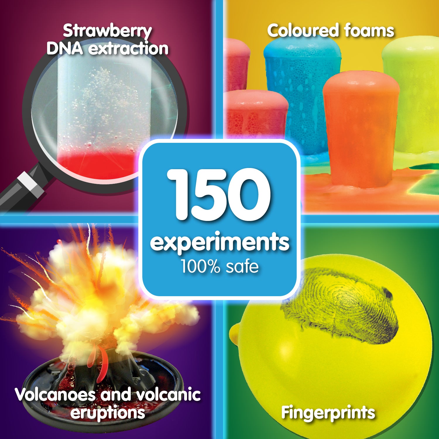Science Kit 150 Experiments Ages 8-12