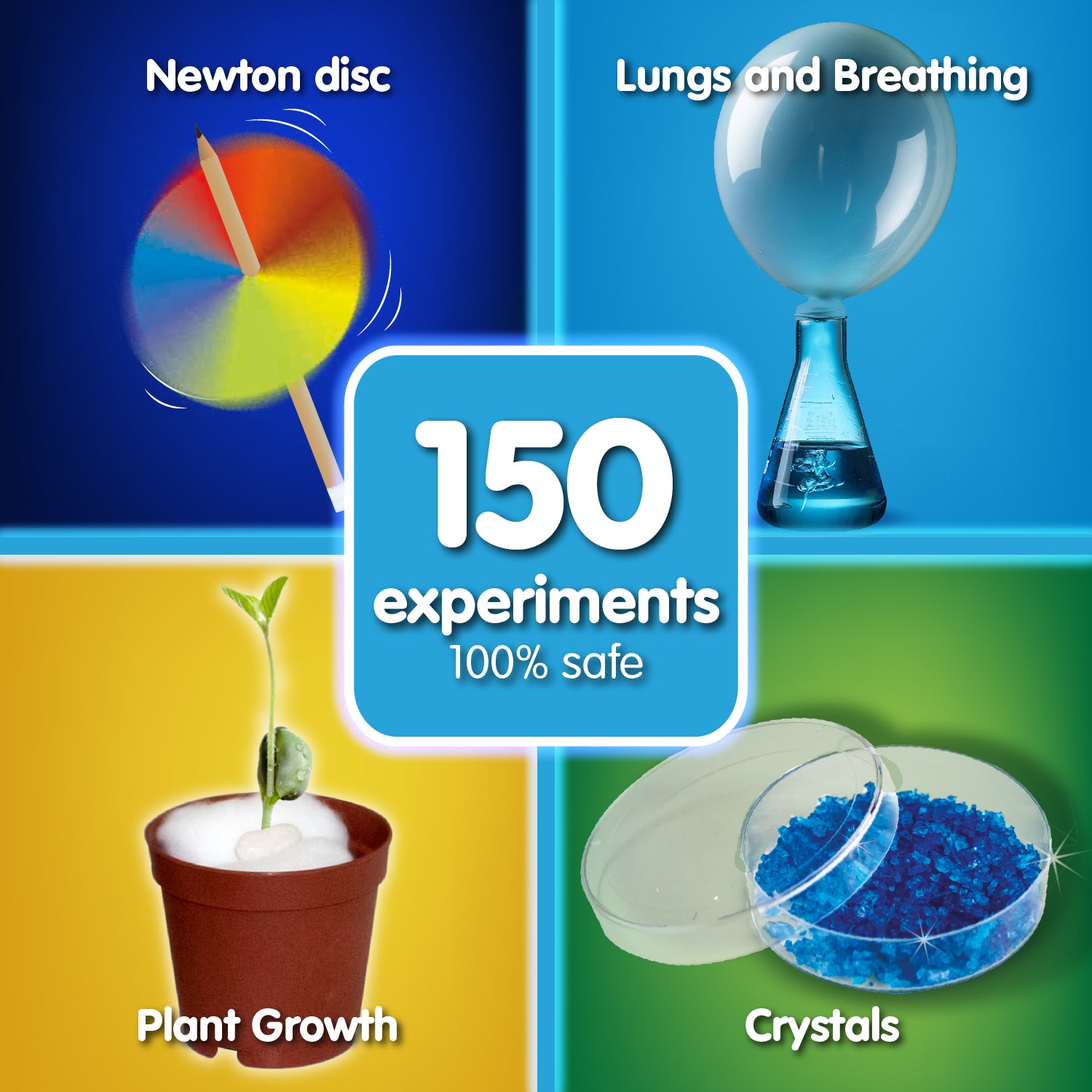 Science Kit 150 Experiments Ages 8-12