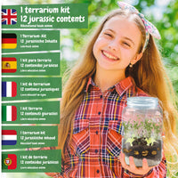 Science4you Dinosaur Terrarium Kit for Kids Ages 6 7 8+
